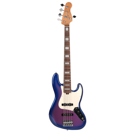 FOALS FJB6 エレクトリックベース | 初心者に最適 | Jスタイル 4弦/5弦ベース | 夢のようなバブルギターバッグ + デラックスアクセサリー