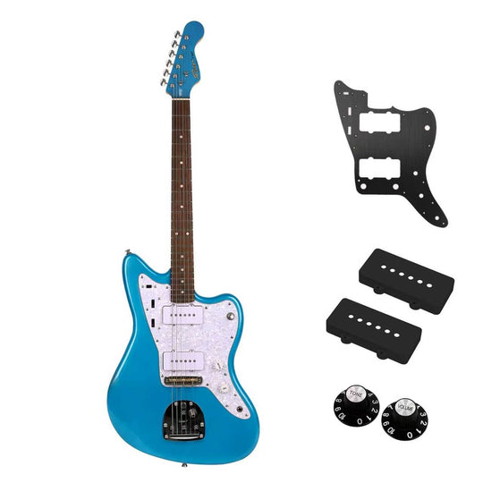 FOALS FJM7-MAX Offset Electric Guitar – Black Aluminum Pickguard | Autumn Special Edition
