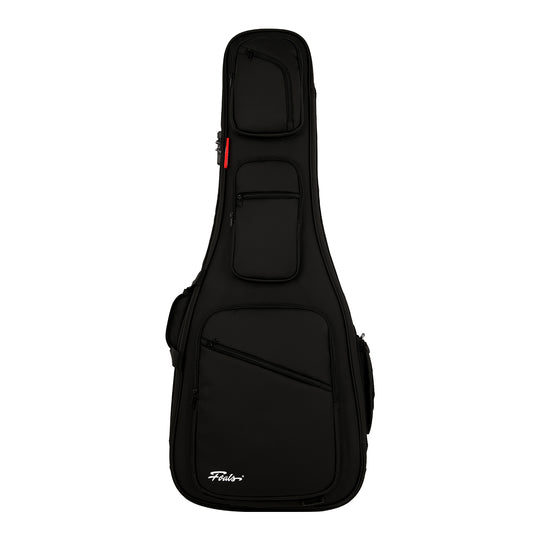 FOALS Armor Series Dual Electric Guitar Case  with Wheels | Heavy-Duty Double Guitar Gig Bag