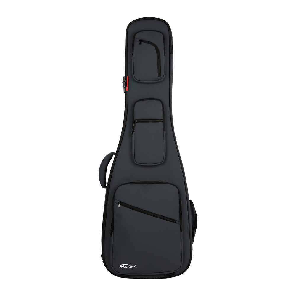 FOALS Armor Series Bass Guitar Case with Wheels | Heavy-Duty Protective Travel Gig Bag