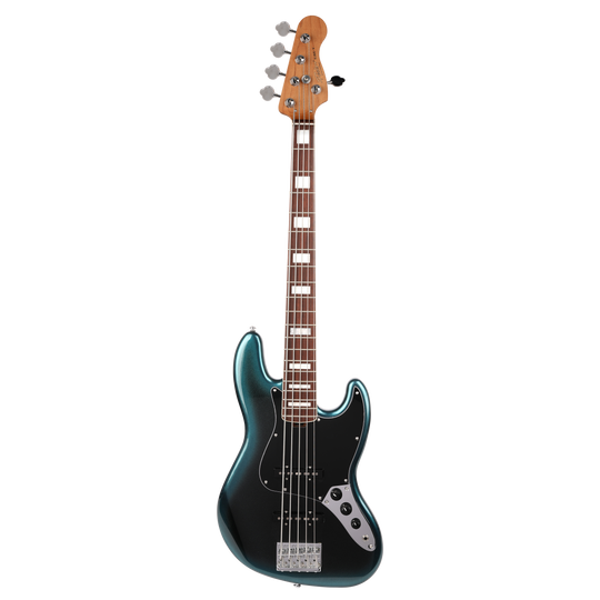 FOALS FJB6 エレクトリックベース | 初心者に最適 | Jスタイル 4弦/5弦ベース | 夢のようなバブルギターバッグ + デラックスアクセサリー