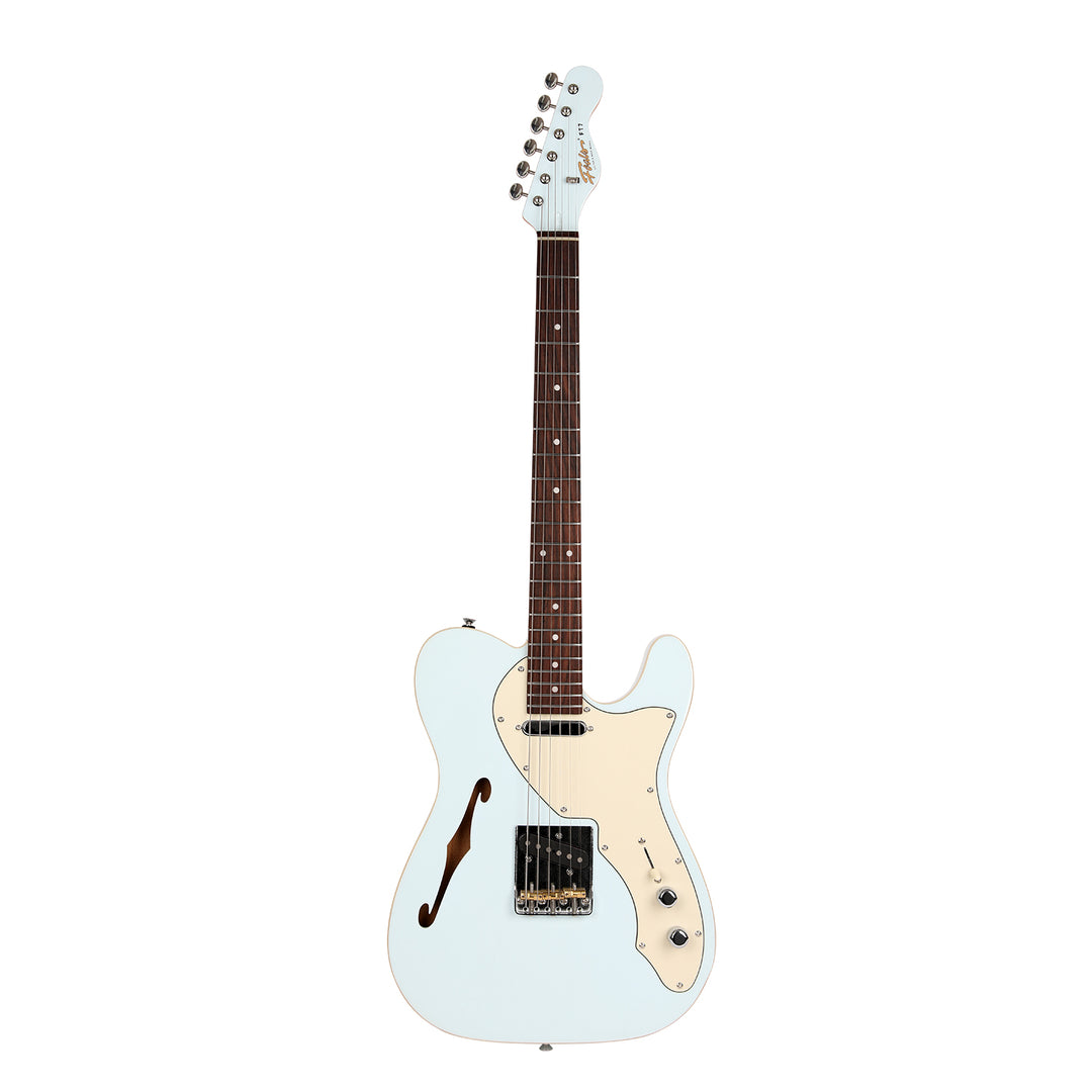 Foals FT7 T-Style Electric Guitar – 22 Fret Hollow Beginner to Pro Instrument with Vintage Tone & Locking Tuners