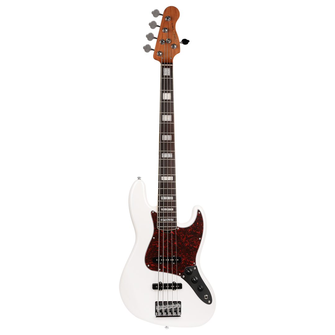 FOALS FJB6 エレクトリックベース | 初心者に最適 | Jスタイル 4弦/5弦ベース | 夢のようなバブルギターバッグ + デラックスアクセサリー